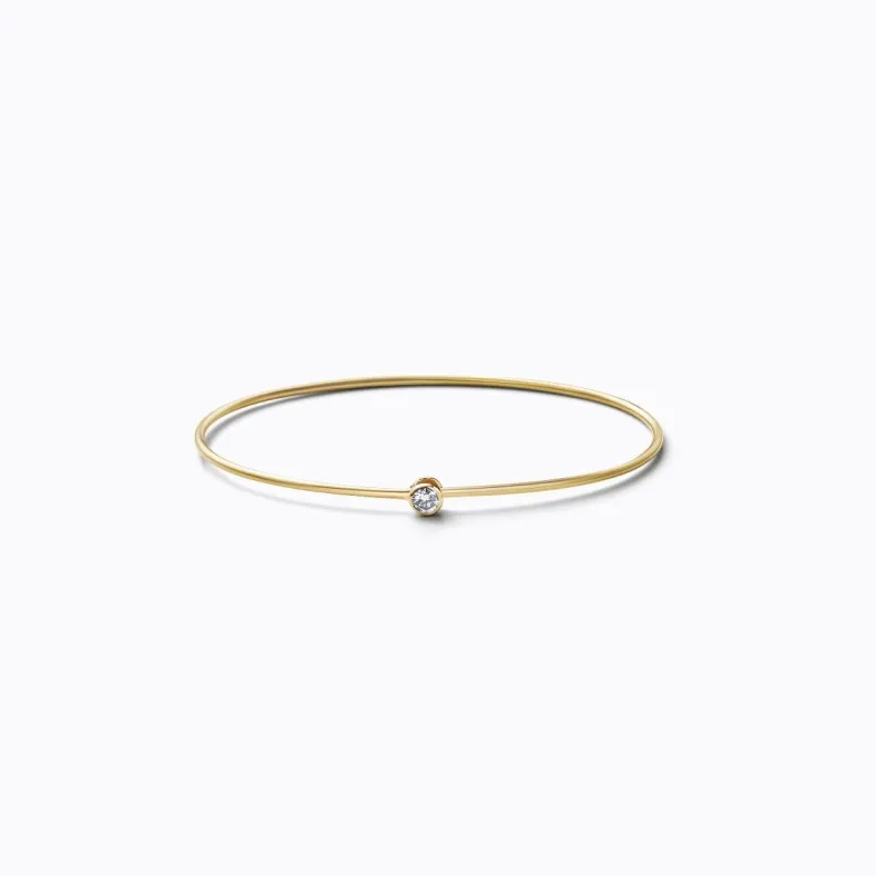 Shihara One-Stone Hoop Bracelet