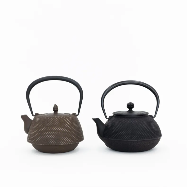 Nambu Tekki Cast Iron Teapot with Strainer - Arare