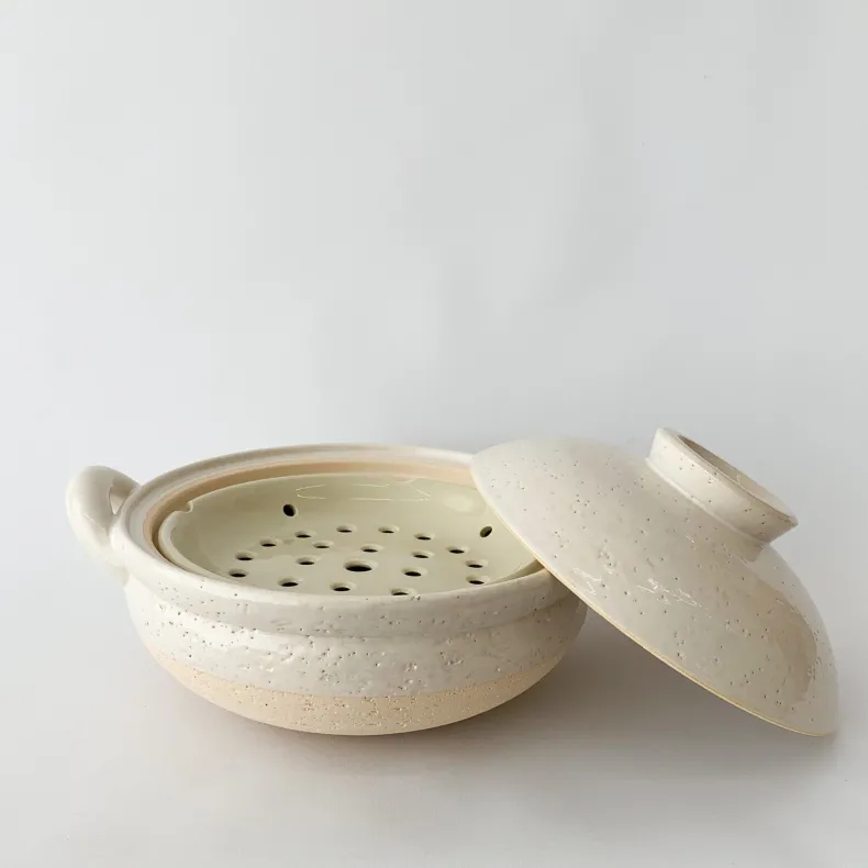 Steamer Donabe - Large White