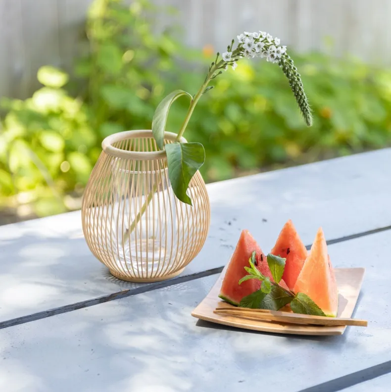 Kosuga Bamboo Flower Vase - Tsubomi