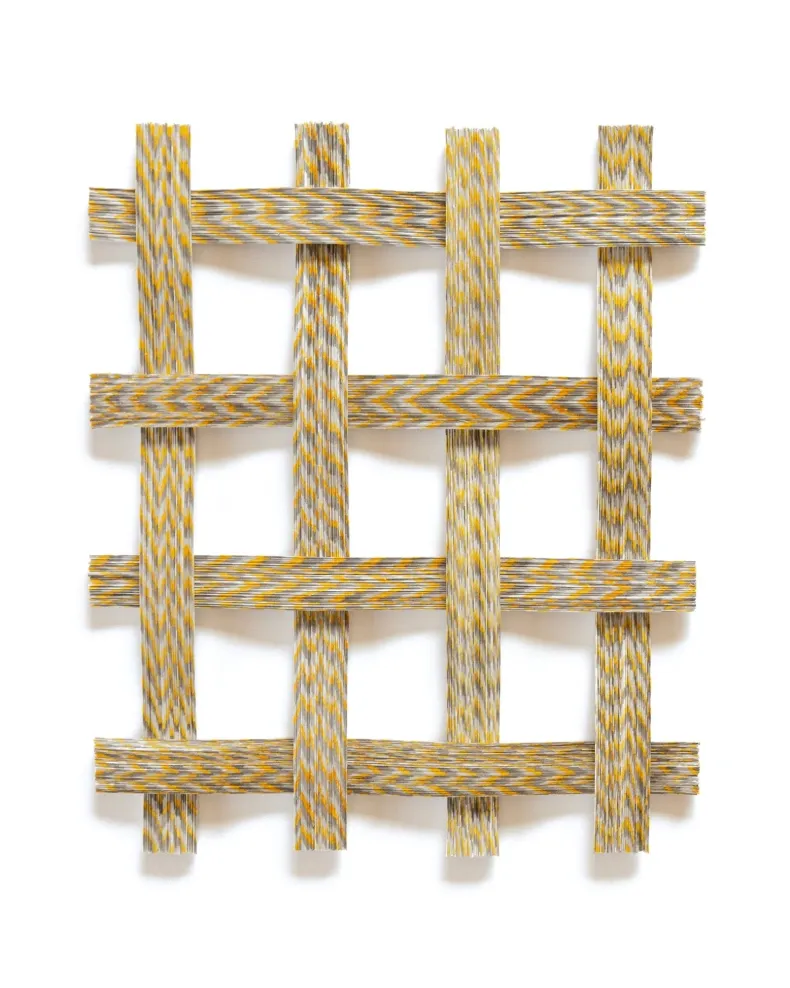 No.15 by Haneno Suzuki (Haneno Suzuki: Paper weaving)