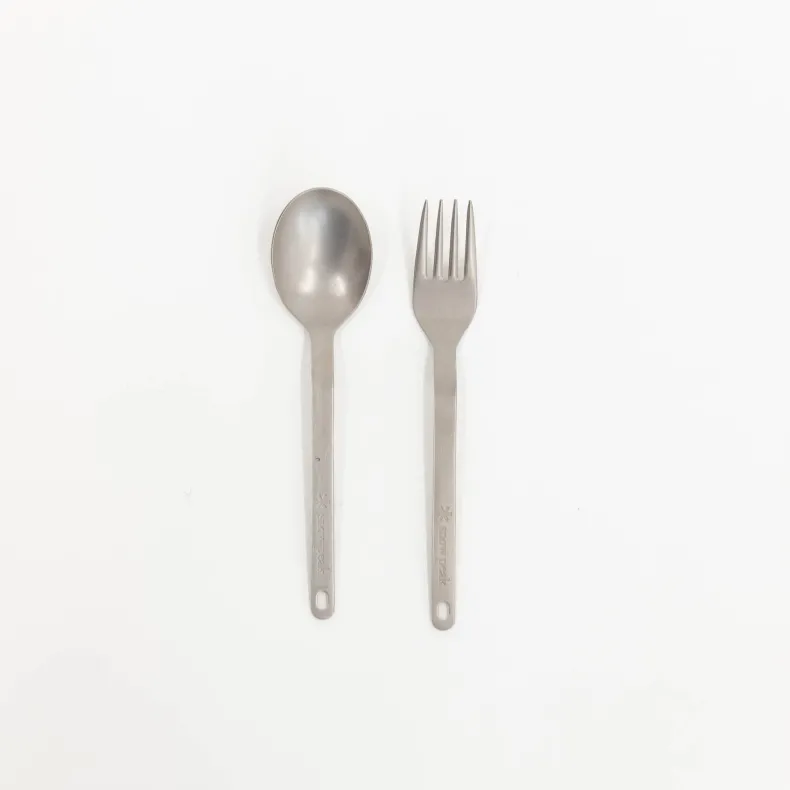 Snow Peak Titanium Fork & Spoon Set