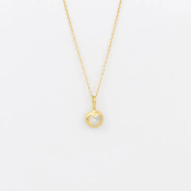 Black Barc 'Heart' Moonstone Necklace