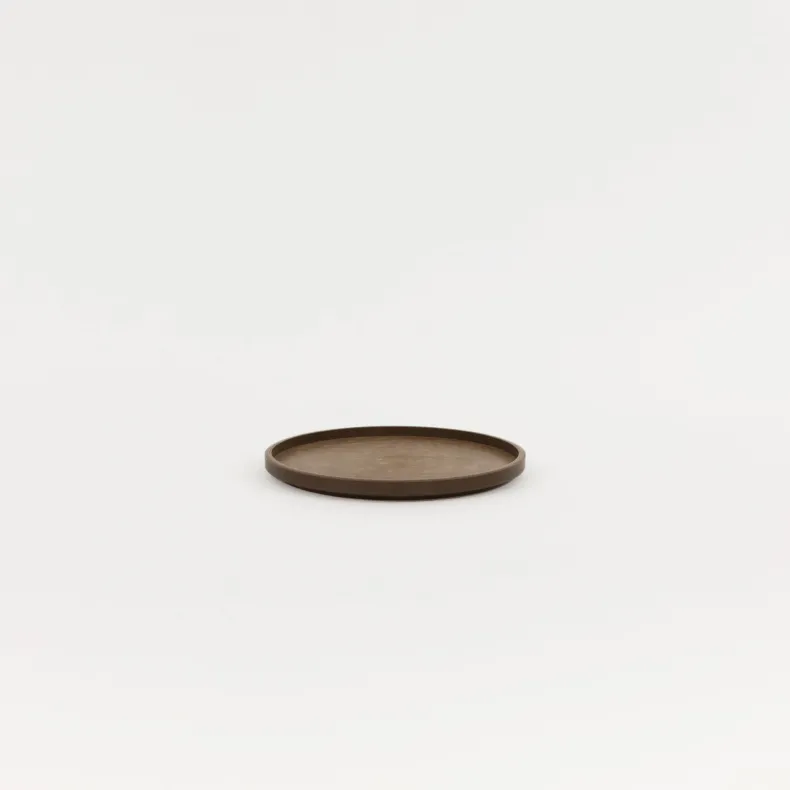 HRN123 - Tray / Lid Dark Brown ø 5.5/8"
