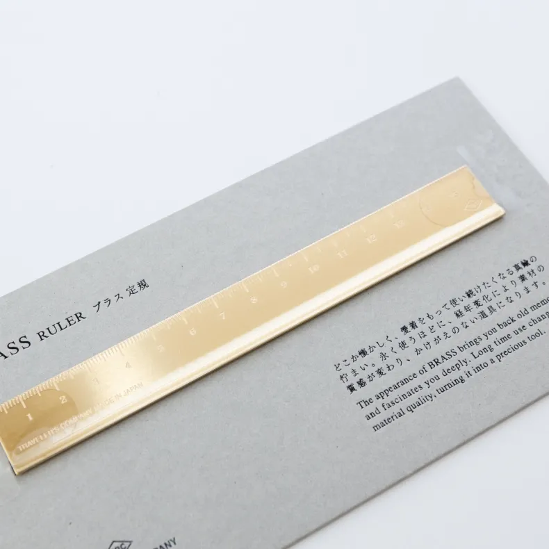 Traveler's Company Brass CM Ruler