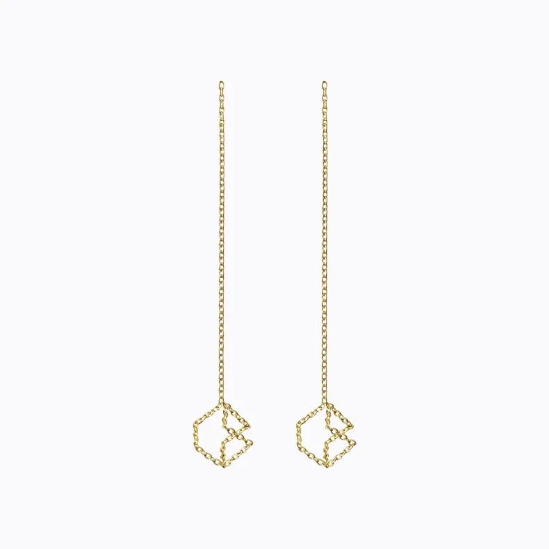 Shihara Chain Earrings 04S (Pair)