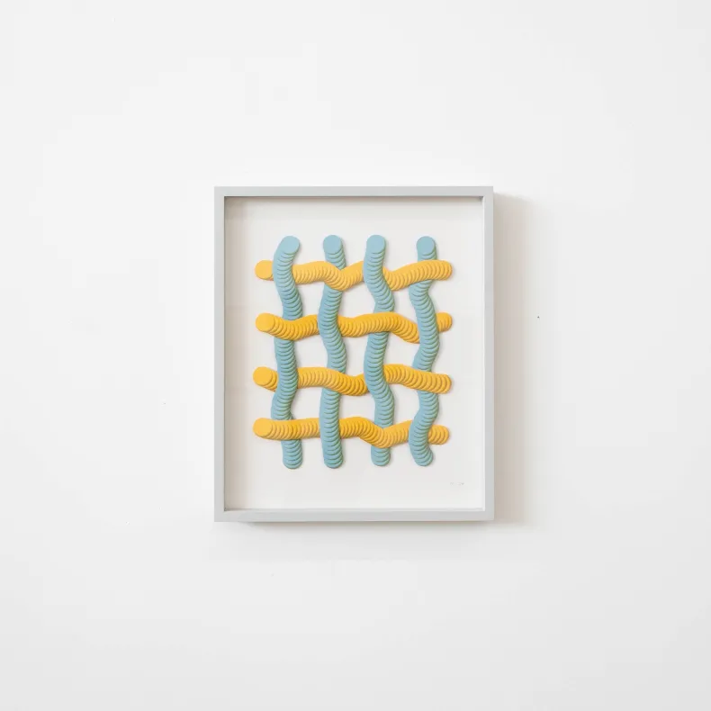 No.24 by Haneno Suzuki (Haneno Suzuki: Paper weaving)