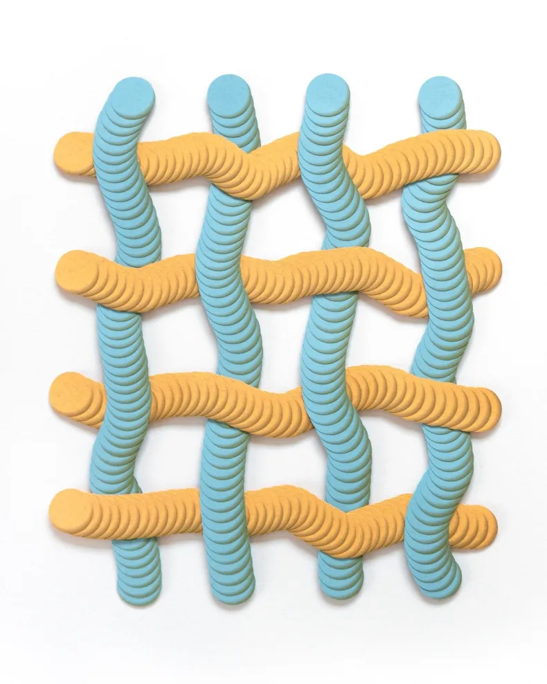 No.24 by Haneno Suzuki (Haneno Suzuki: Paper weaving)