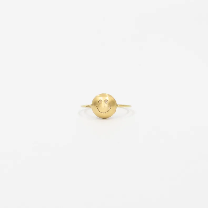 Black Barc 'Smiley' Ring