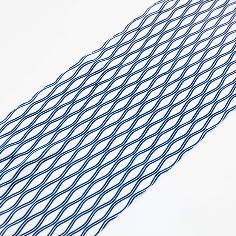 Tenugui - Blue Vertical Waves