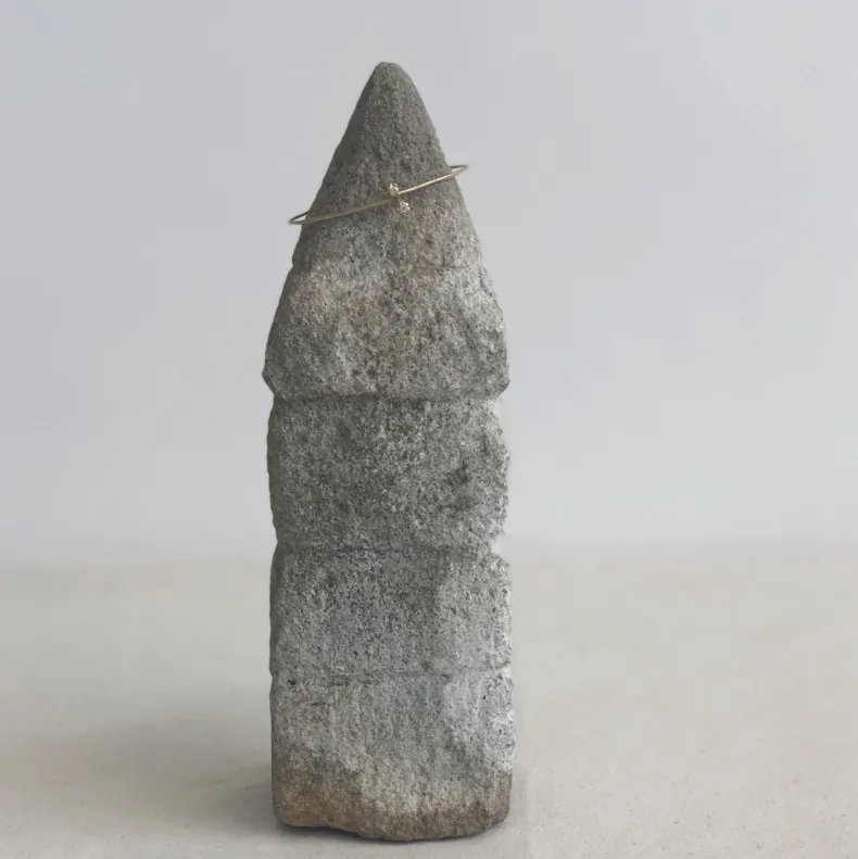 Black Barc 'Ren' Bracelet with Diamonds – Special Order