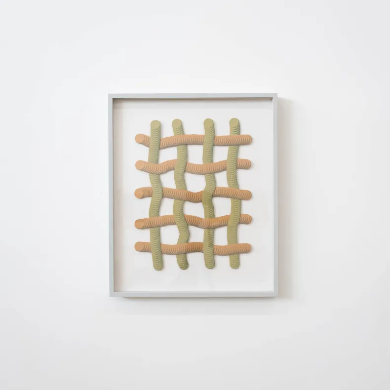 No.28 by Haneno Suzuki (Haneno Suzuki: Paper weaving)