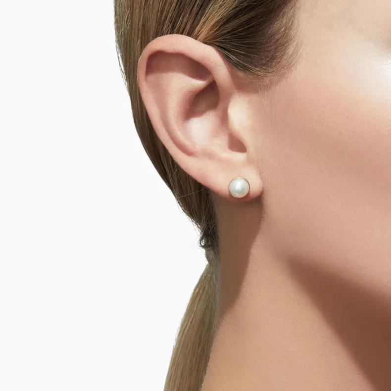 Shihara Half Pearl Earring 0°