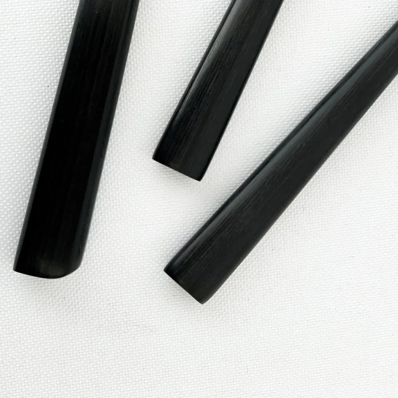 Sori Yanagi Stainless Steel and Birch Wood Handle Flatware