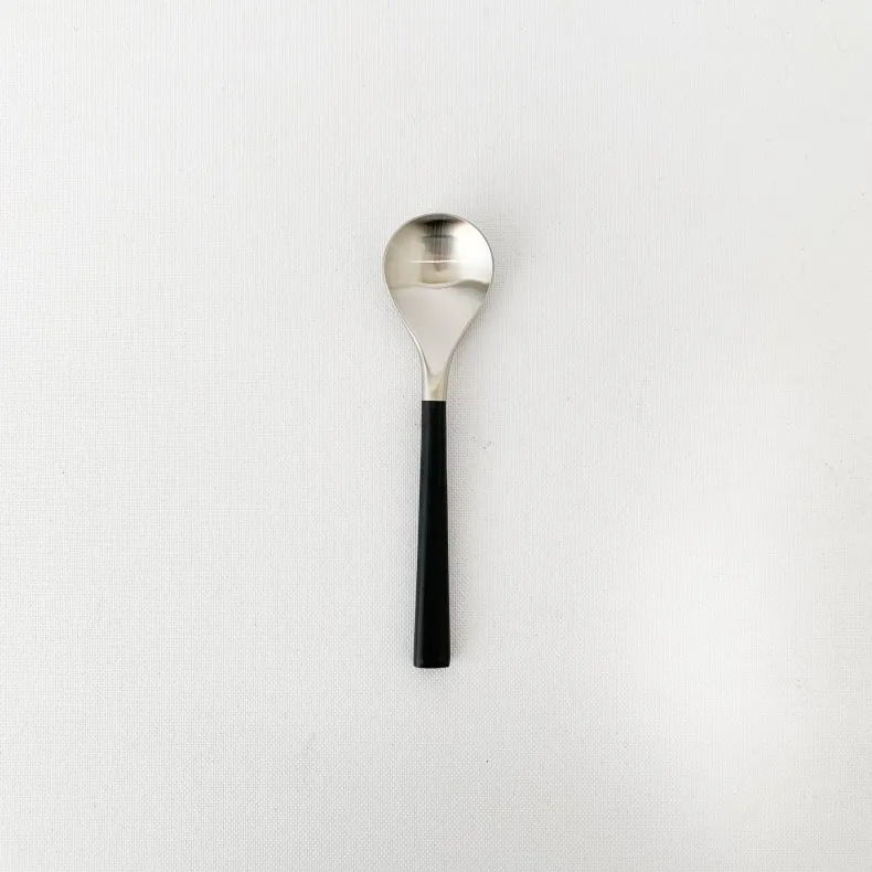 Sori Yanagi Stainless Steel and Birch Wood Handle Flatware