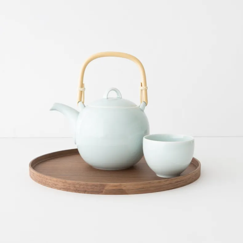 Walnut Circle Tray [TS1036]