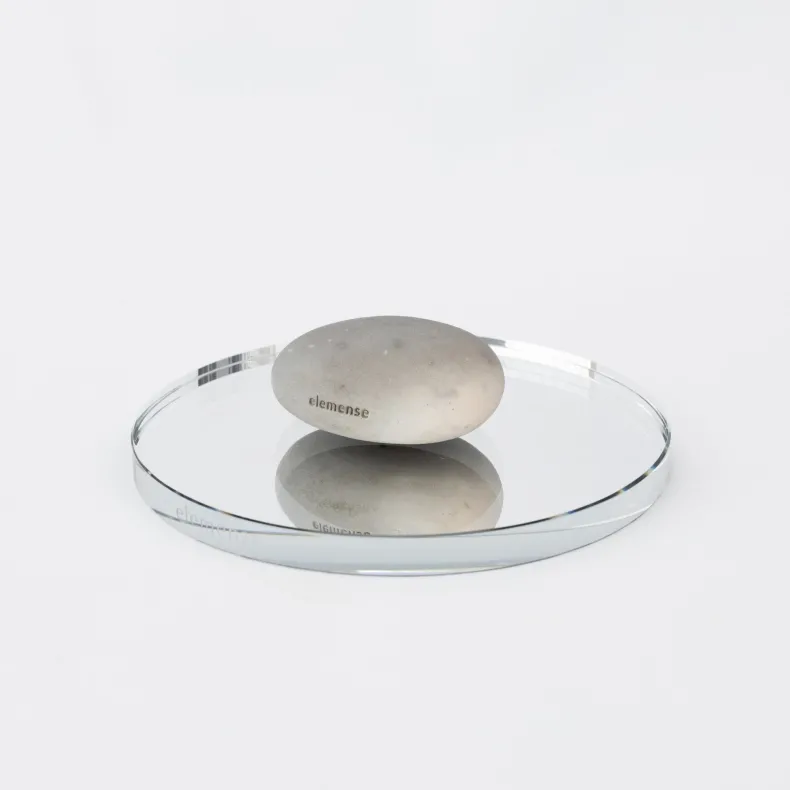 Elemense Glass Mirror Tray